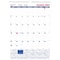 Brownline Calendar, Wall, Monthly REDC171102 - alternate 1